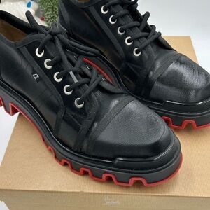 Men's Christian Louboutin PANAMIC DUNE derby shoe . Size 46.5
